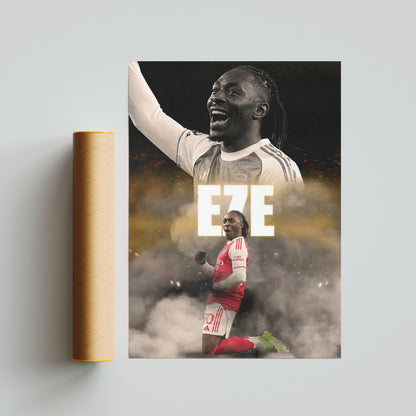 Eberechi Eze Arsenal Football Poster