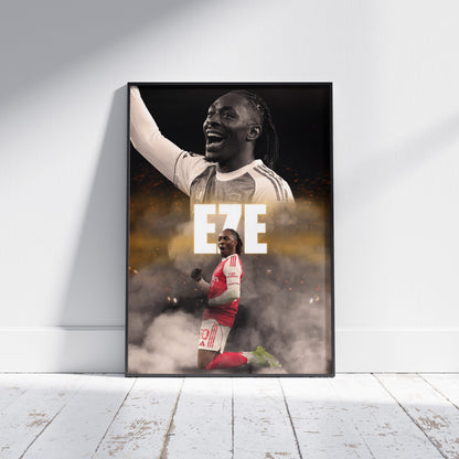 Eberechi Eze Arsenal Football Poster