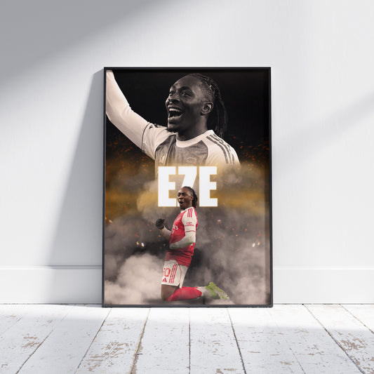 Eberechi Eze Arsenal Football Poster