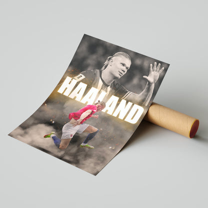 Erling Haaland Norway Poster