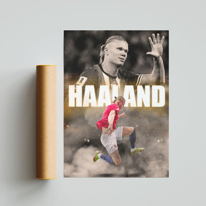 Erling Haaland Norway Poster