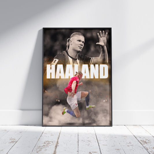 Erling Haaland Norway Poster