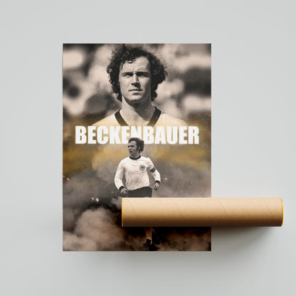 Franz Beckenbauer Football Poster