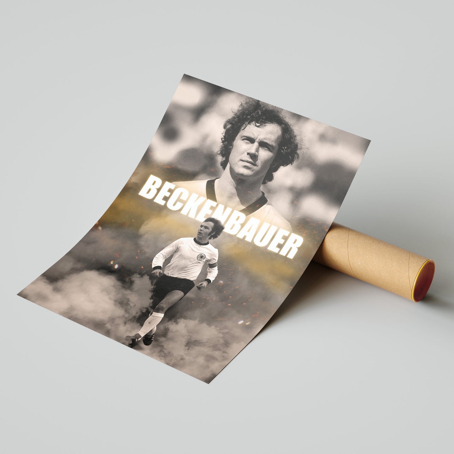 Franz Beckenbauer Football Poster