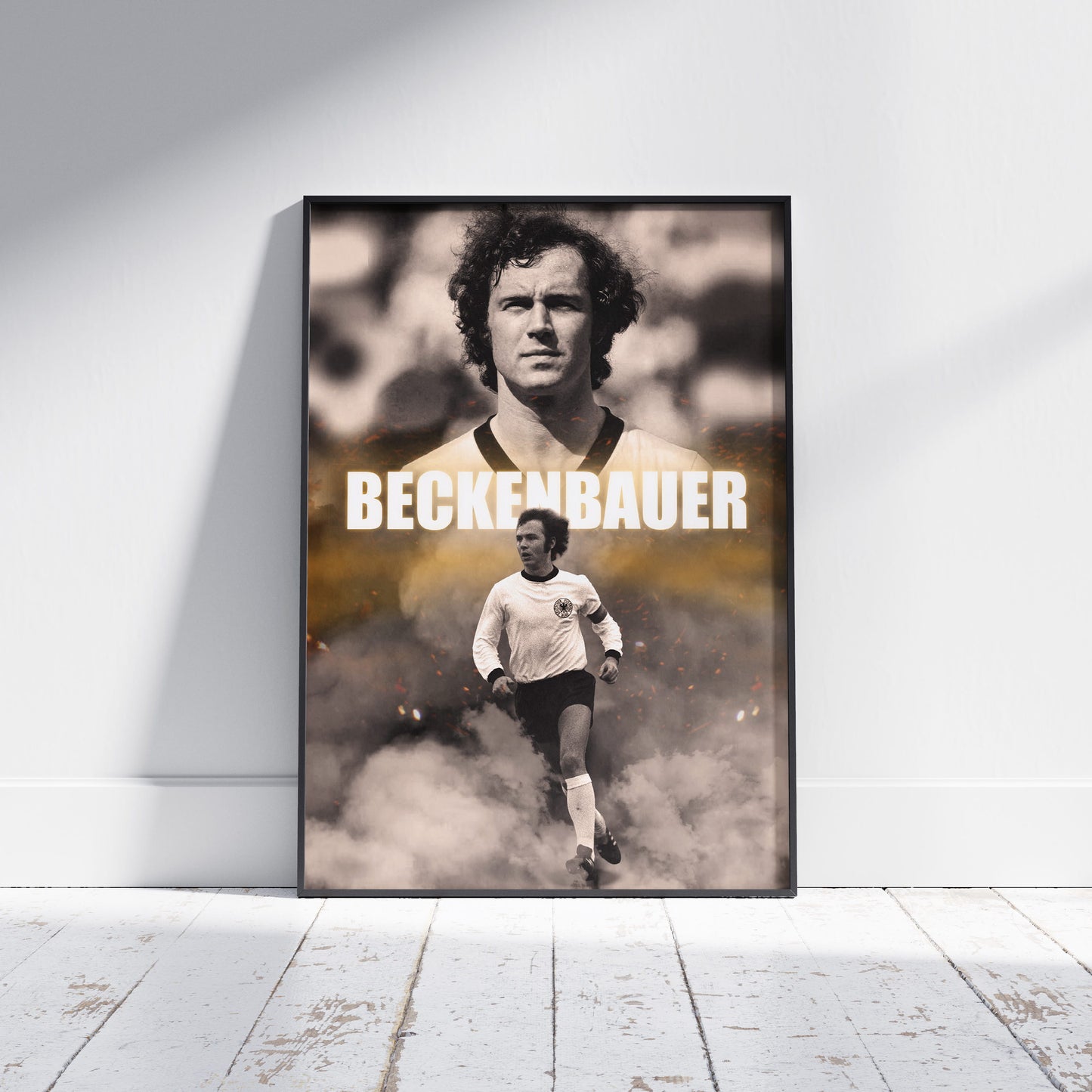 Franz Beckenbauer Football Poster