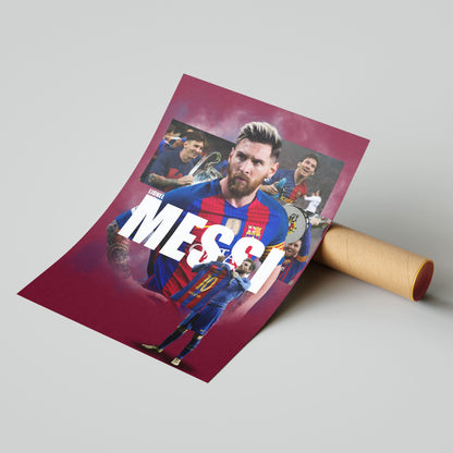 Lionel Messi Barcelona Poster