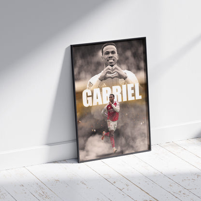 Gabriel Magalhaes Arsenal Football Poster