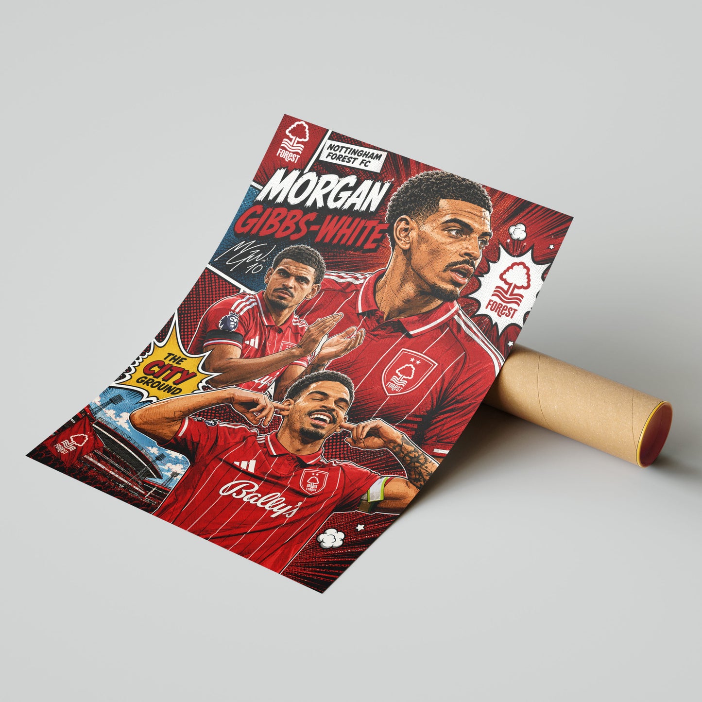 Morgan Gibbs-White Nottingham Forest Poster
