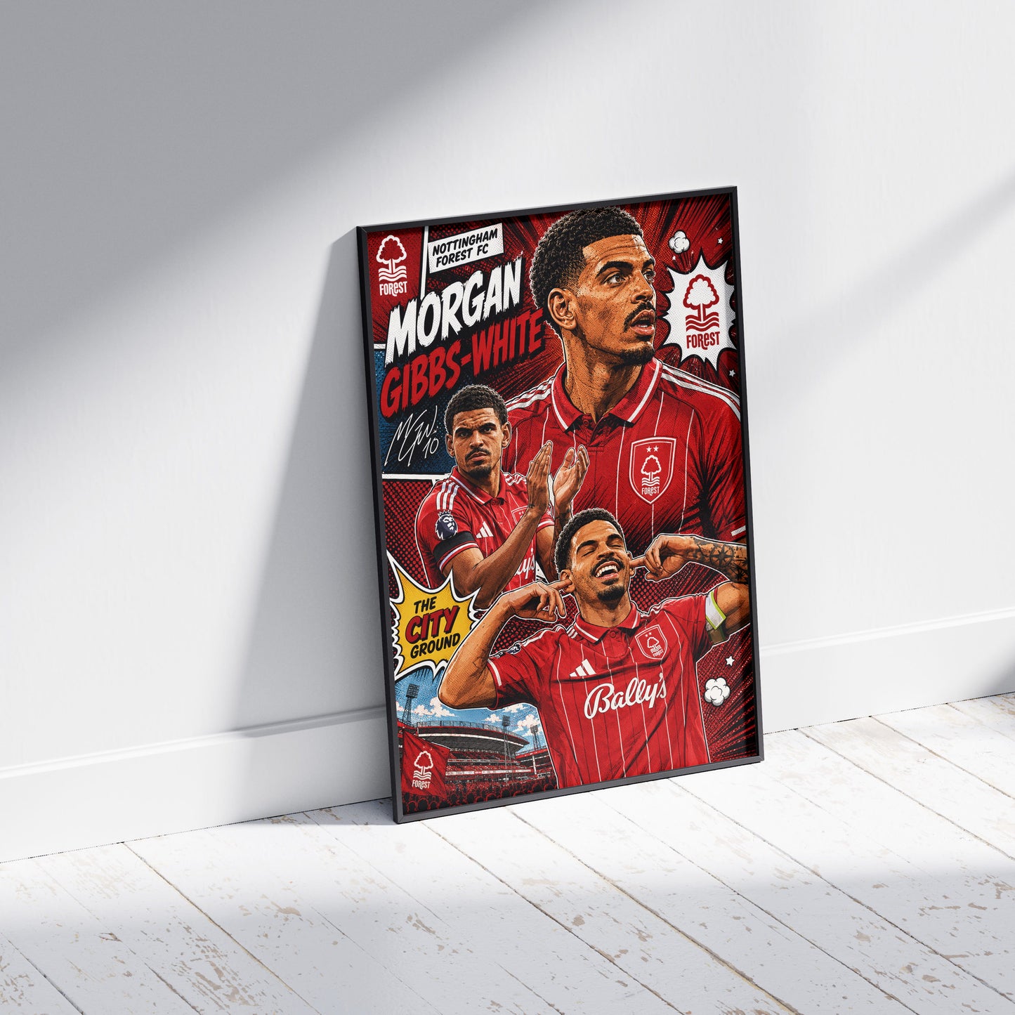Morgan Gibbs-White Nottingham Forest Poster