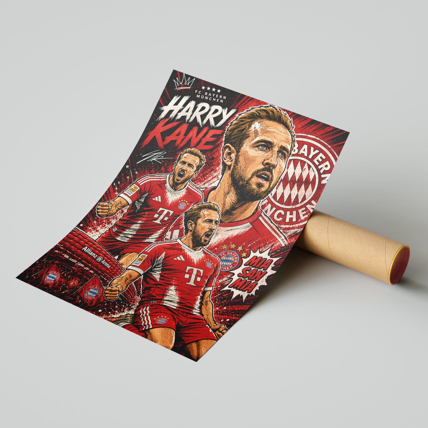 Harry Kane Bayern Munich FC Poster