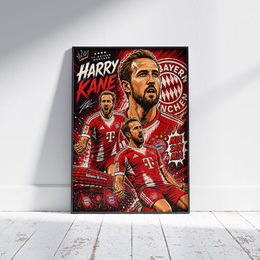 Harry Kane Bayern Munich FC Poster