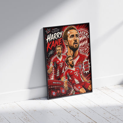 Harry Kane Bayern Munich FC Poster