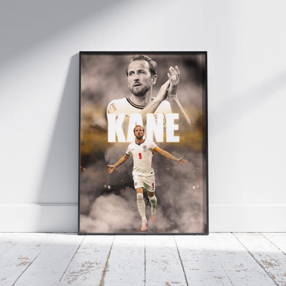 Harry Kane England Football Poster