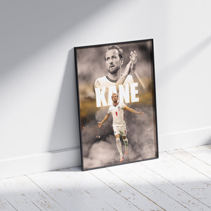 Harry Kane England Football Poster
