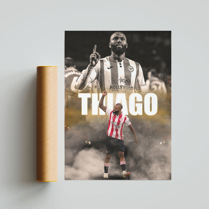 Igor Thiago Brentford F.C. Football Poster