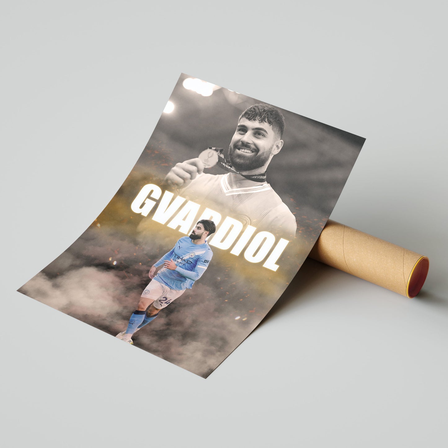 Josko Gvardiol Man City Football Poster