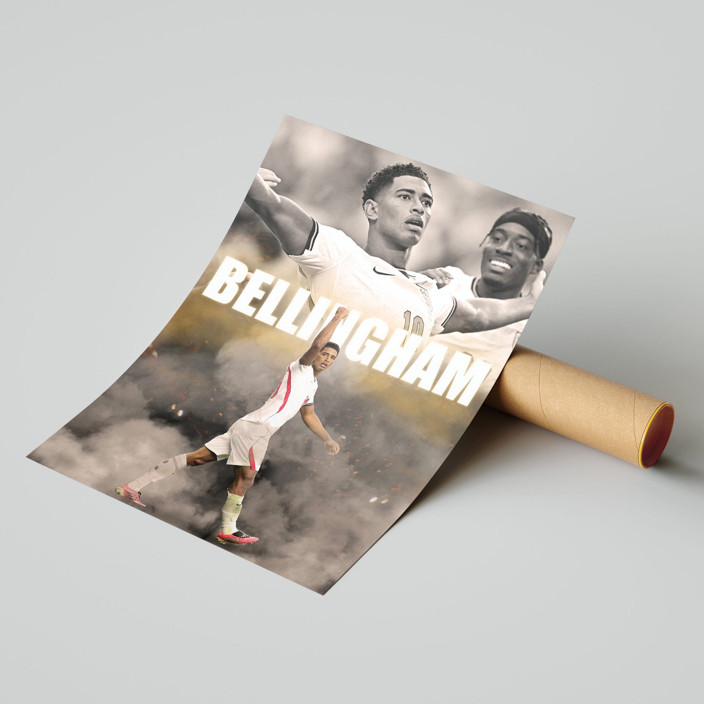 Jude Bellingham England Football Poster