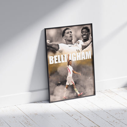 Jude Bellingham England Football Poster