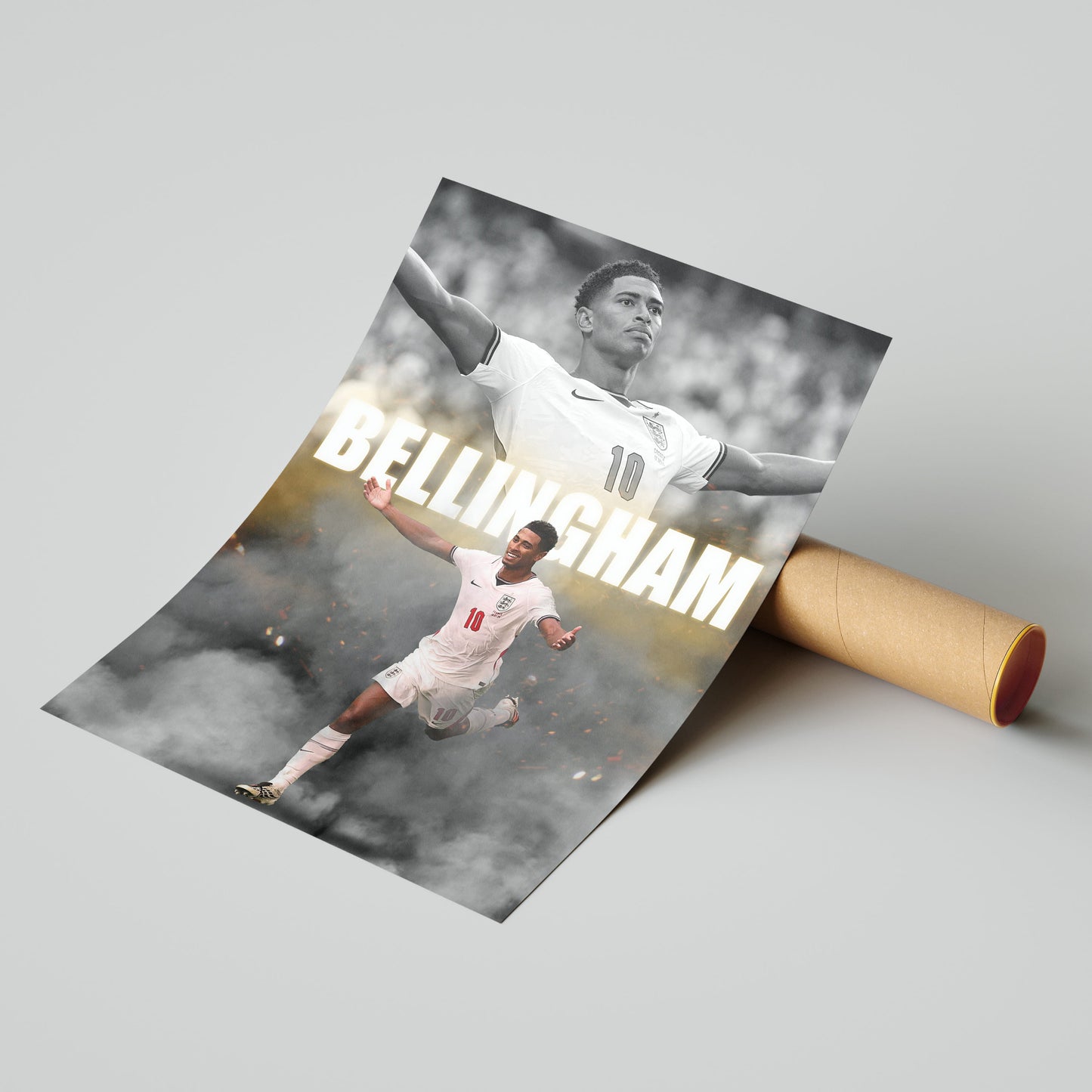 Jude Bellingham England World Cup Football Poster