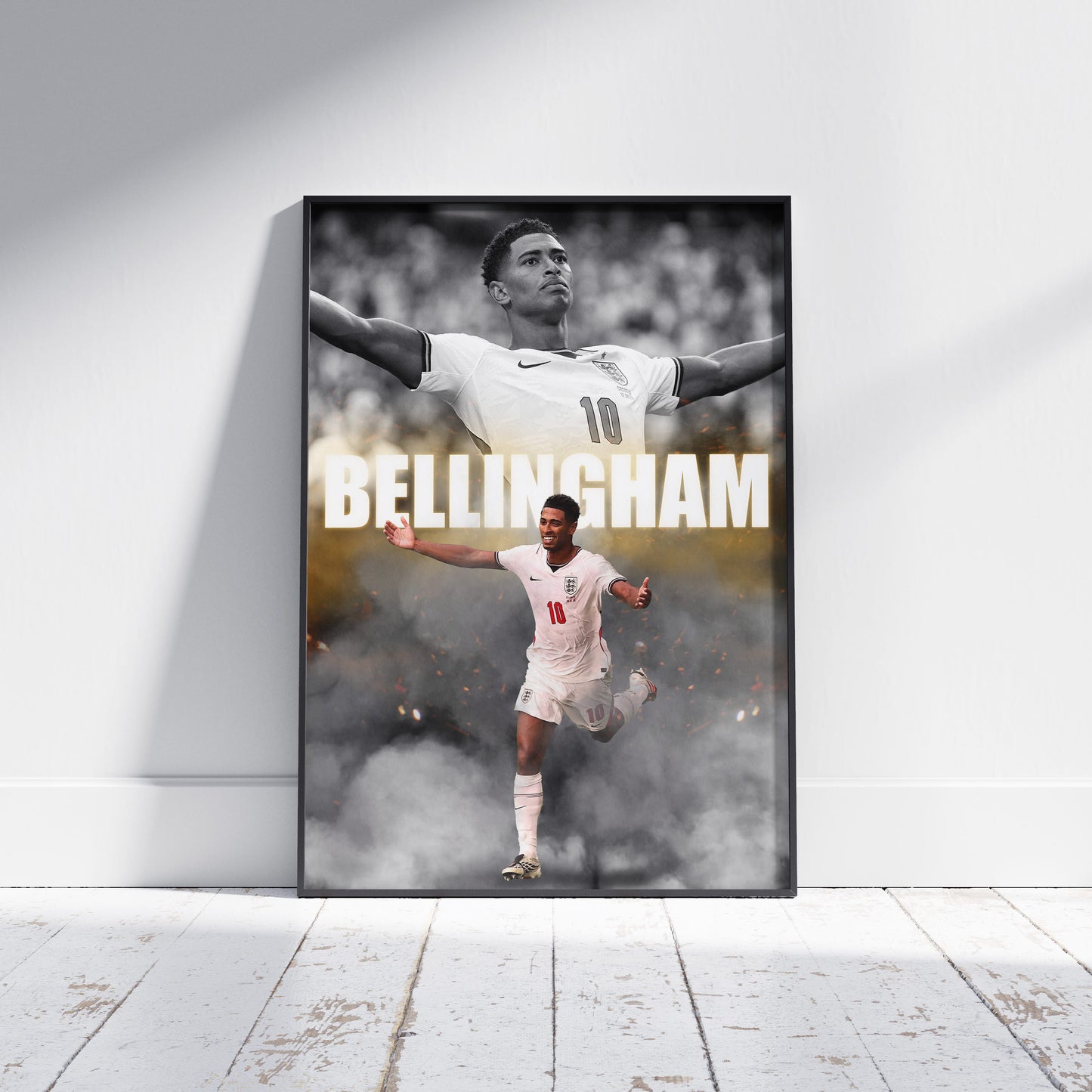 Jude Bellingham England World Cup Football Poster