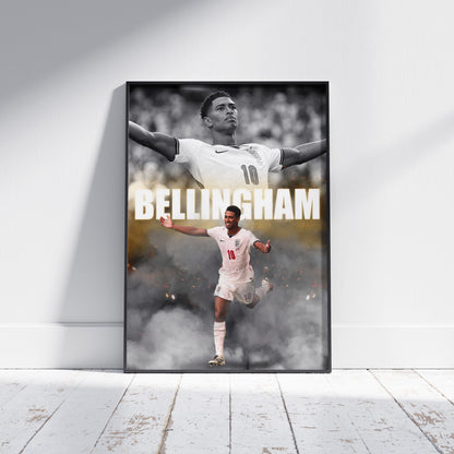 Jude Bellingham England World Cup Football Poster