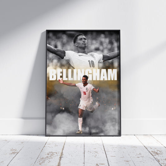 Jude Bellingham England World Cup Football Poster