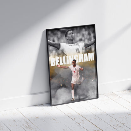 Jude Bellingham England World Cup Football Poster