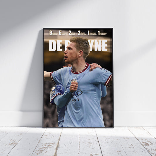 Kevin De Bruyne Man City Poster