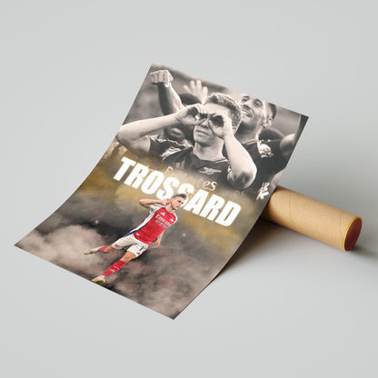 Leandro Trossard Arsenal Football Poster
