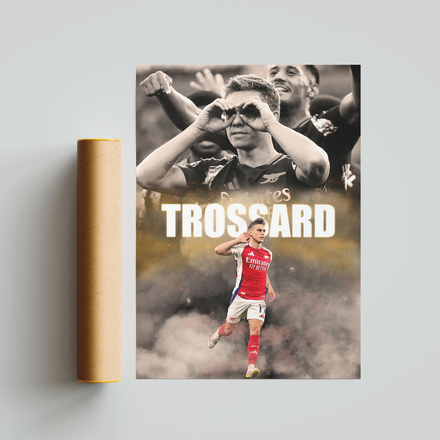 Leandro Trossard Arsenal Football Poster