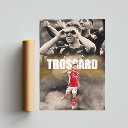 Leandro Trossard Arsenal Football Poster