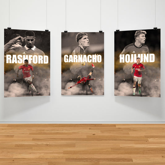 Manchester United Football Poster Bundle - FootballCorner