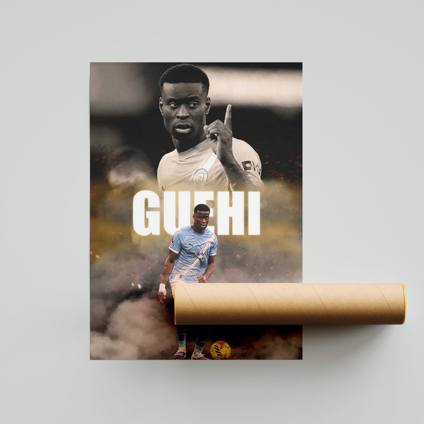 Marc Guehi Man City Football Poster