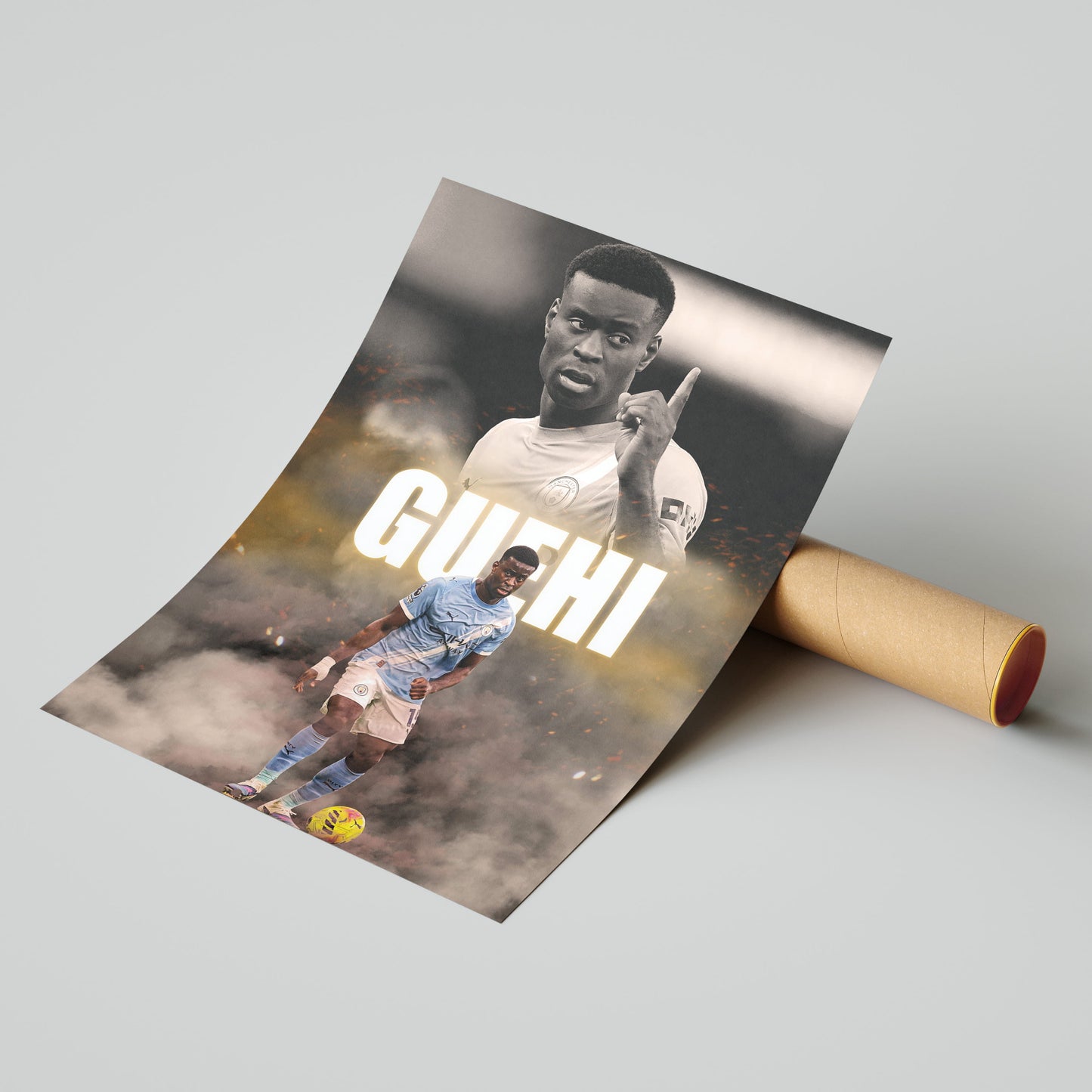 Marc Guehi Man City Football Poster