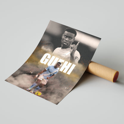 Marc Guehi Man City Football Poster