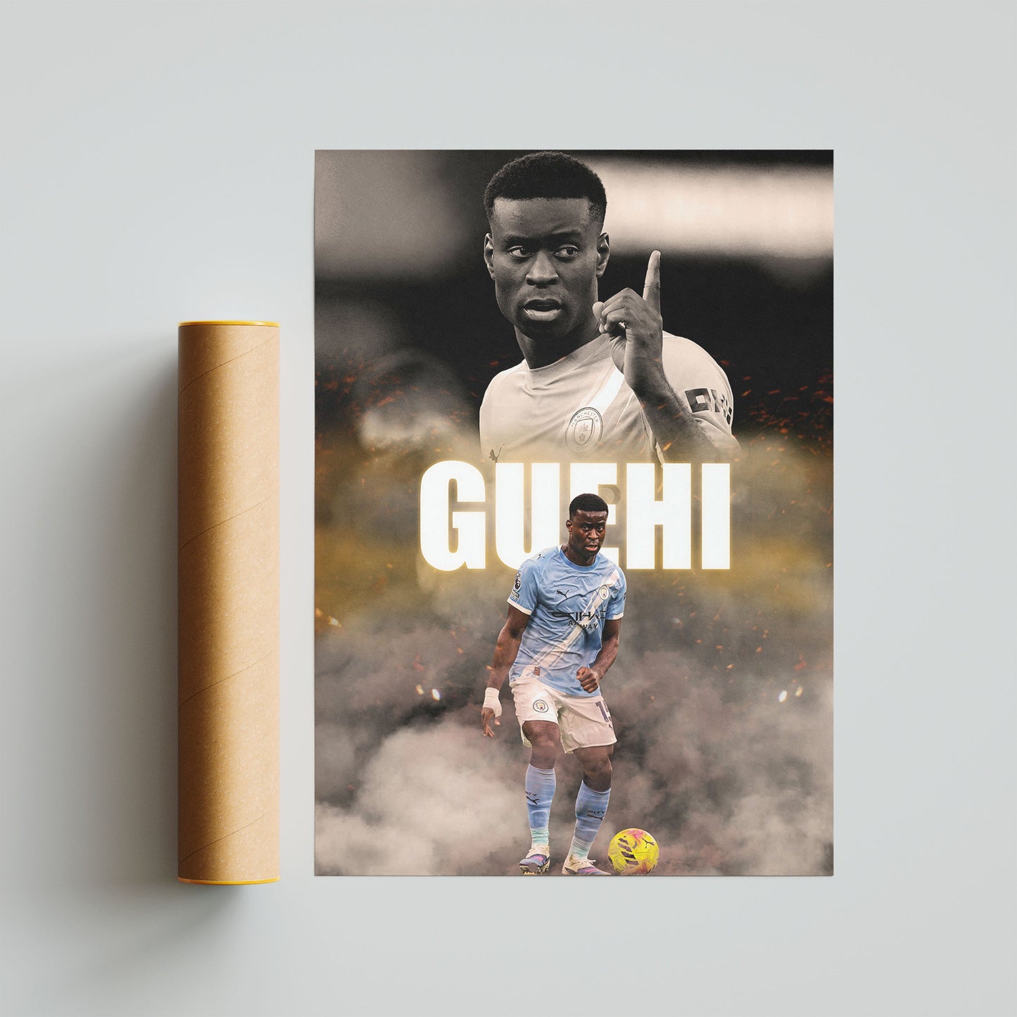 Marc Guehi Man City Football Poster