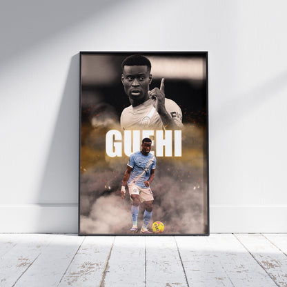 Marc Guehi Man City Football Poster