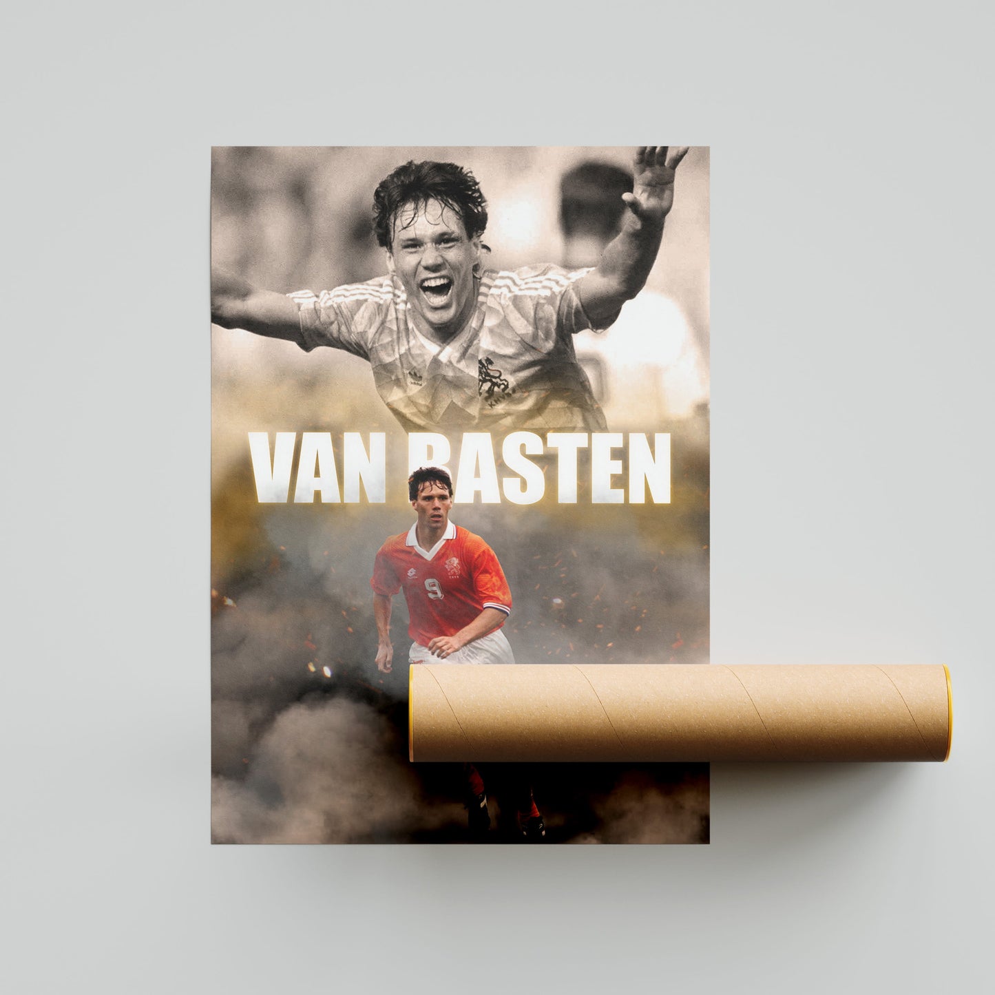 Marco Van Basten Netherlands Football Poster