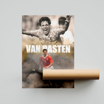 Marco Van Basten Netherlands Football Poster