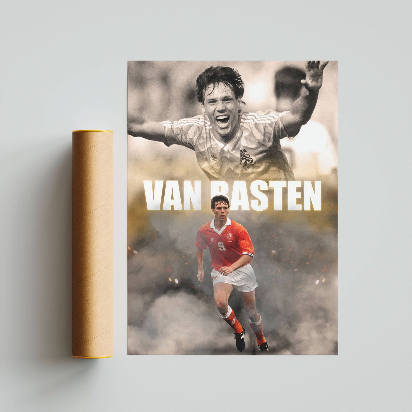 Marco Van Basten Netherlands Football Poster