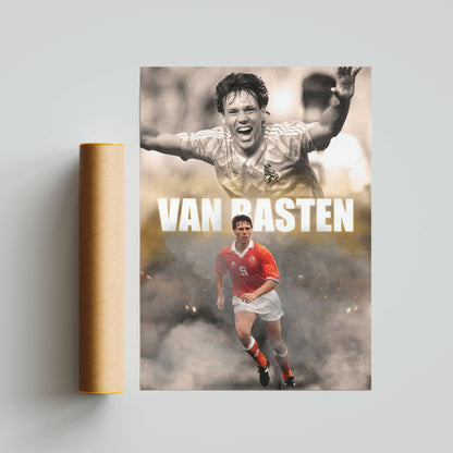 Marco Van Basten Netherlands Football Poster