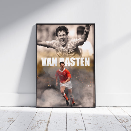 Marco Van Basten Netherlands Football Poster