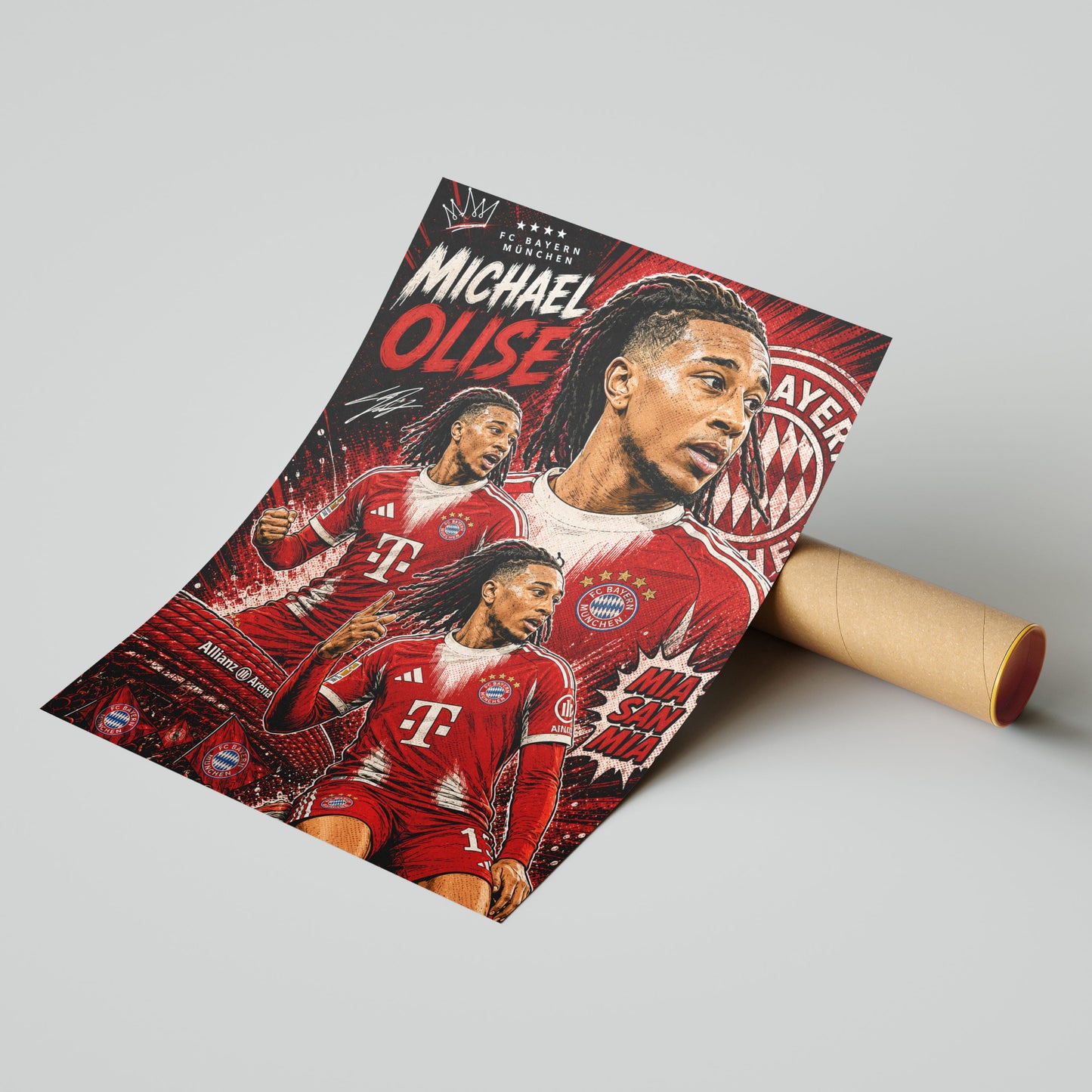 Michael Olise Bayern Munich FC Poster