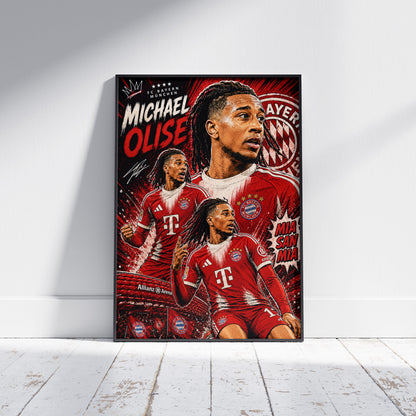 Michael Olise Bayern Munich FC Poster