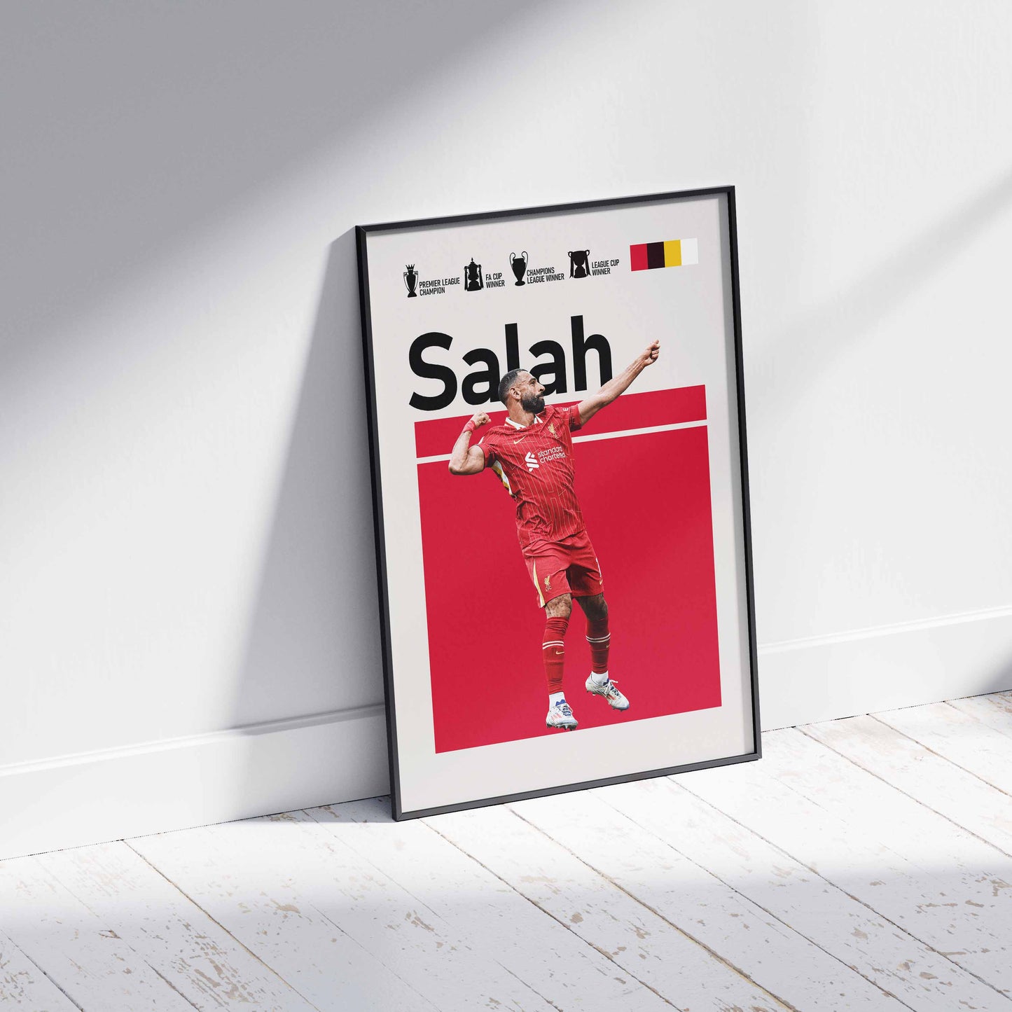 Mo Salah Liverpool Football Poster