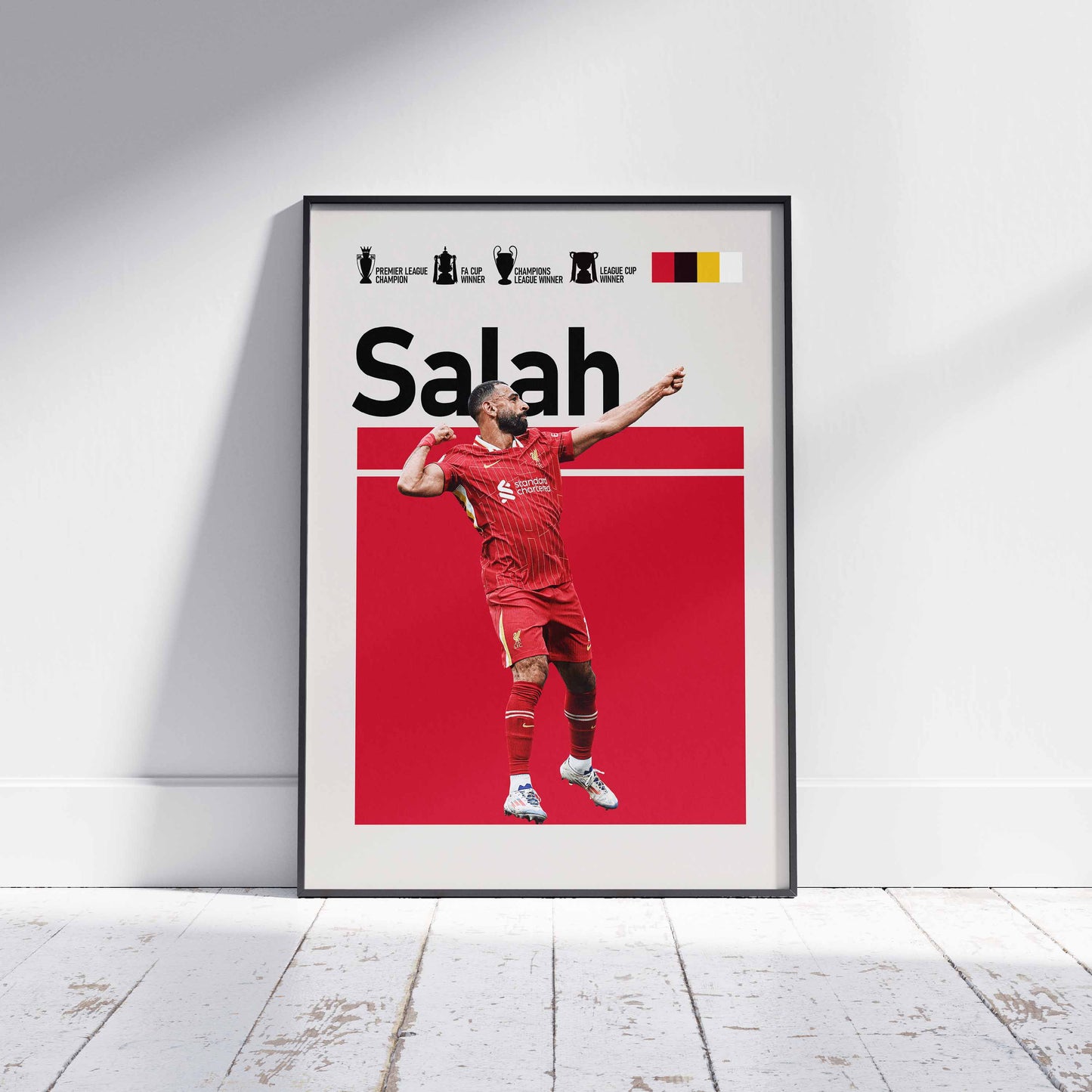 Mo Salah Liverpool Football Poster
