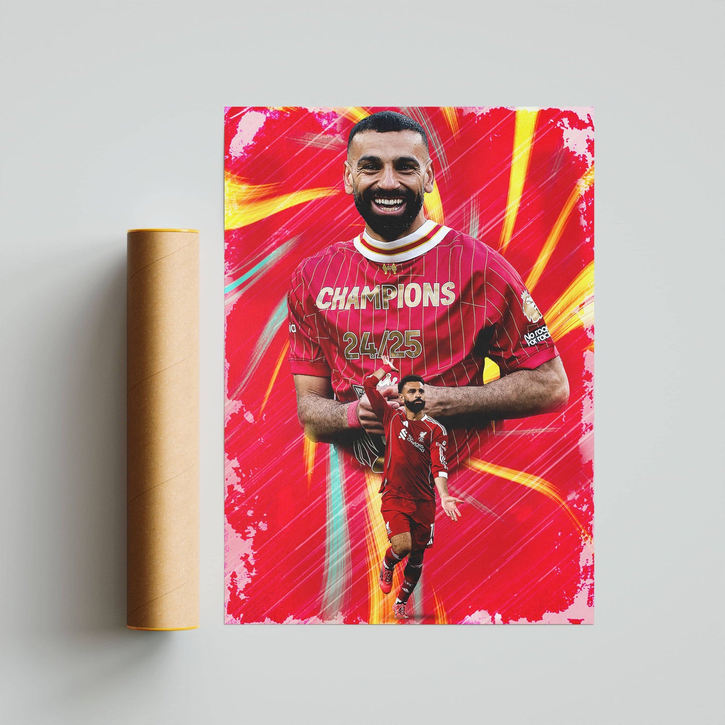 Mohamed Salah Football Poster