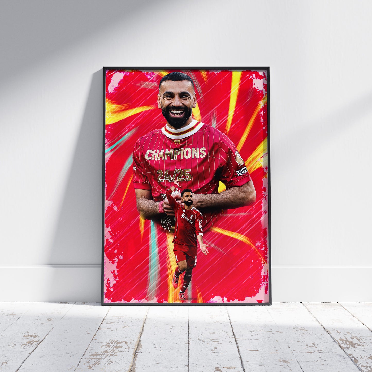Mohamed Salah Football Poster