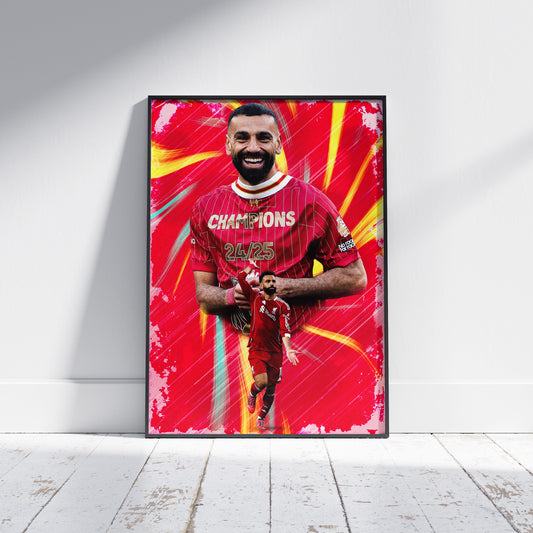 Mohamed Salah Football Poster