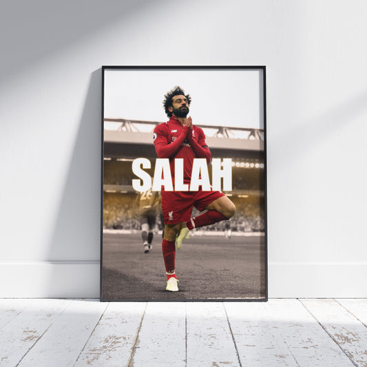 Mo Salah Liverpool Football Poster